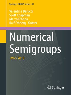 cover image of Numerical Semigroups